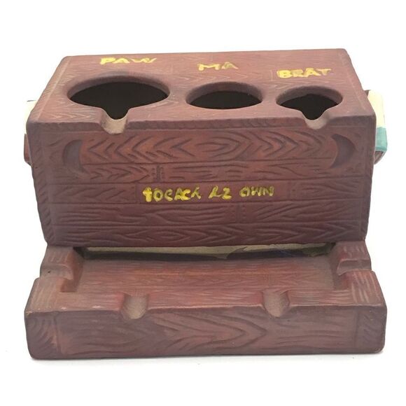 Ceramic Outhouse Commode Ashtray Rumpus Room Original by St Pierre & Patterson - Picture 2 of 16